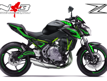 Z650 2019 neongrün für schwarze Maschine