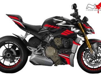 Foliendesign DUCATI Streetfighter ab 2021 SPEED Racing Red
