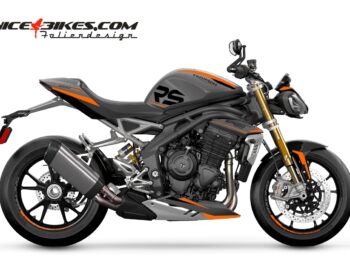 Foliendesign SPEED TRIPLE 1200 24 Evil Orange