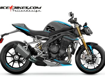 Foliendesign SPEED TRIPLE 1200 24 Light Blue