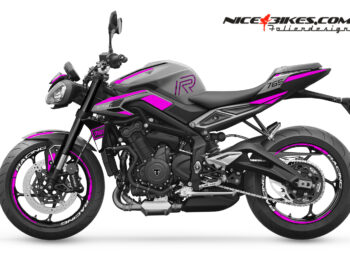Foliendesign Street Triple 765 2024 Pretty Pink