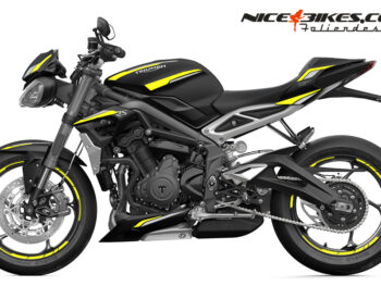 Foliendesign Triumph Street Triple RS B.j. 2021 Hornet Yellow