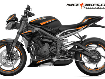Foliendesign Triumph Street Triple RS B.j. 2021 Evil Orange