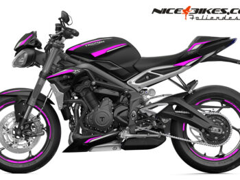 Foliendesign Triumph Street Triple RS B.j. 2021 Pretty Pink