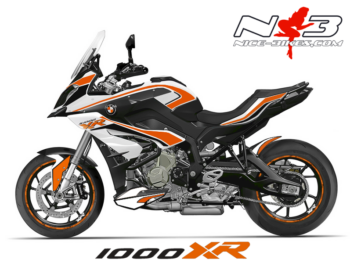 BMW S1000XR EDITION orange auf weißer Maschine 2015 /2016