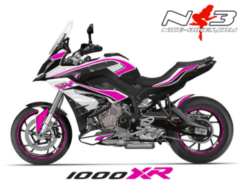 BMW S1000XR EDITION pink auf weißer Maschine 2015 /2016