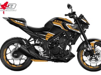 Foliendesign YAMAHA MT-03 Bj. 2022-24 Olympic Gold