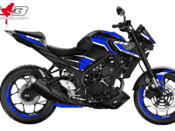 Foliendesign YAMAHA MT-03 Bj. 2022-24 Racing Blue