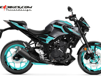 Foliendesign YAMAHA MT-03 24 Cyan Racing Edition