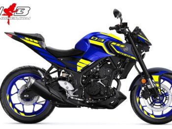Foliendesign YAMAHA MT-03 Bj. 2022-24 Neon Yellow