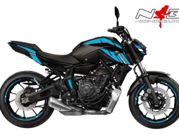 Foliendesign YAMAHA MT07 B.j. 2021 Light Blue