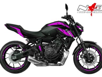 Foliendesign YAMAHA MT07 B.j. 2021 Pretty Pink