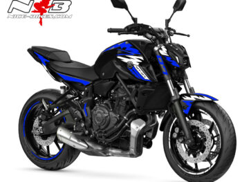 Foliendesign YAMAHA MT-07  Racing Blue