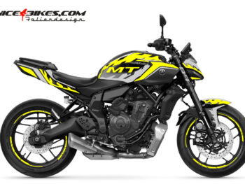 Foliendesign Yamaha MT07 Hornet Yellow