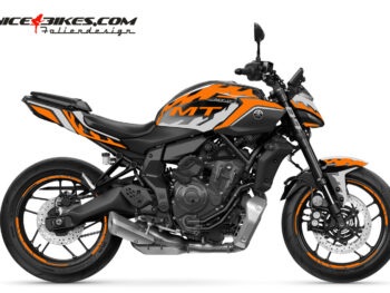Foliendesign Yamaha MT07 Evil Orange