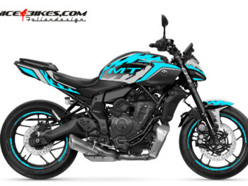 Foliendesign Yamaha MT07 Light Blue