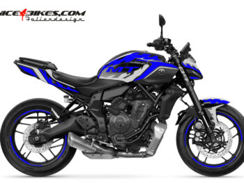 Foliendesign Yamaha MT07 Racing Blue