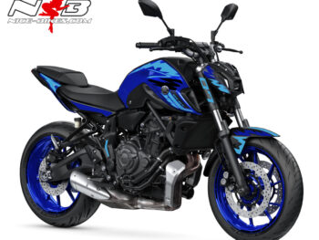 Foliendesign YAMAHA MT-07 Light Blue