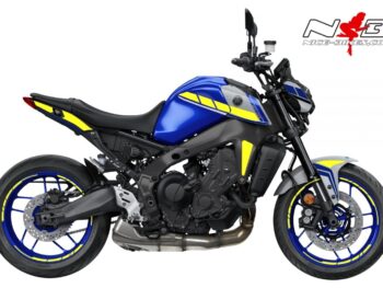 Foliendesign YAMAHA MT09 B.j. 2021 Neon Yellow