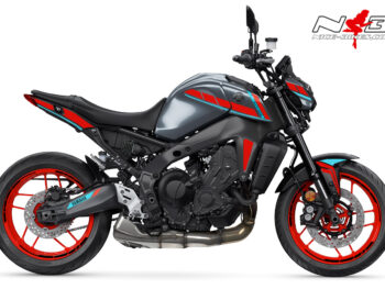 Foliendesign YAMAHA MT09 B.j. 2021 Racing Red