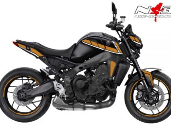 Foliendesign YAMAHA MT09 B.j. 2021 Olympic Gold