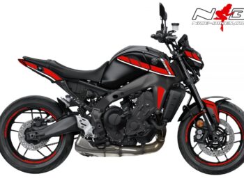 Foliendesign YAMAHA MT09 B.j. 2021 Racing Red