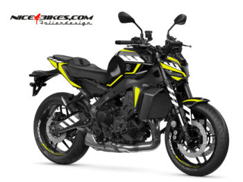 Foliendesign Yamaha MT09 24 Hornet Yellow 2