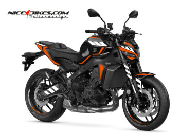 Foliendesign Yamaha MT09 24 Evil Orange 2