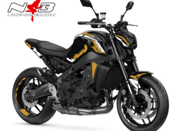 Foliendesign YAMAHA MT-09 Bj. 2022 Olympic Gold