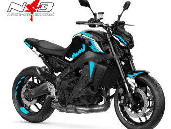 Foliendesign YAMAHA MT-09 Bj. 2022 Light Blue