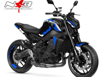Foliendesign YAMAHA MT-09 Bj. 2022 Racing Blue
