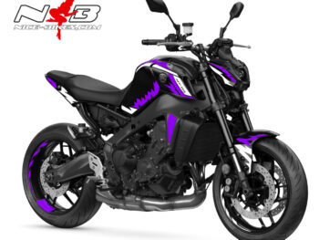 Foliendesign YAMAHA MT-09 Bj. 2022 Manga Violett