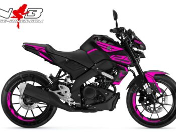 Foliendesign YAMAHA MT125 Bj. Pretty Pink