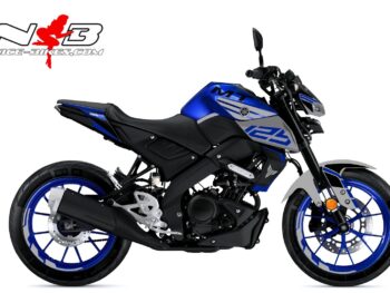 Foliendesign YAMAHA MT125 Bj. Racing Blue