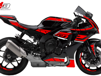 Foliendesign YAMAHA R1  Racing Red