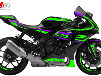 Foliendesign R1  Limegreen - Pretty Pink