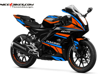 Foliendesign Yamaha R125 Gulf Design 2