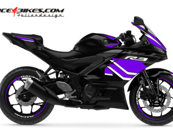 Yamaha R3 Manga Violett