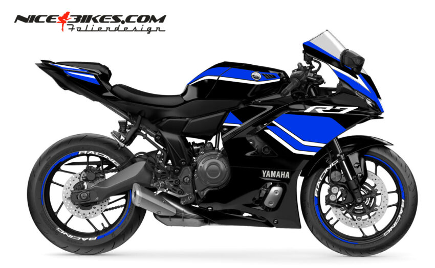 Yamaha R7 Light Blue Yamaha R7 Racing Blue - Motorrad Dekor - Nice Bikes