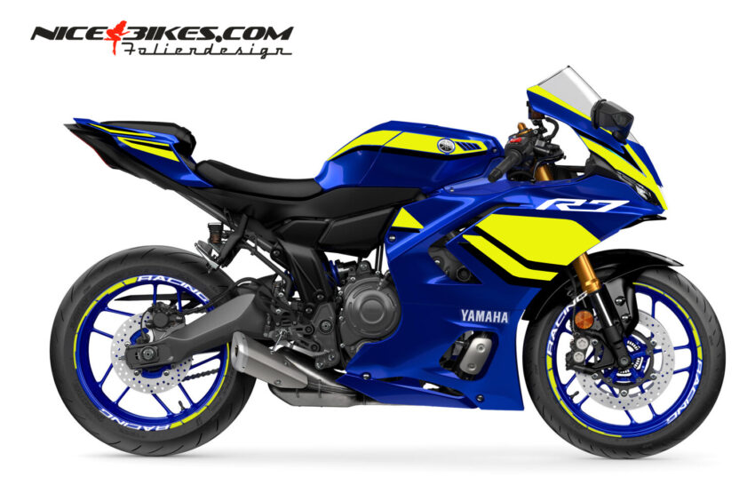Yamaha R7 Yellow Yamaha R7 Neon Yellow - Motorrad Dekor - Nice Bikes