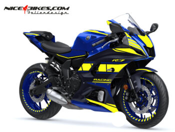 Foliendesign YAMAHA R7 Bj. 2022 Neon Yellow
