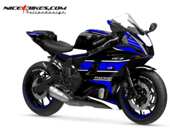 Foliendesign YAMAHA R7 Racing Blue