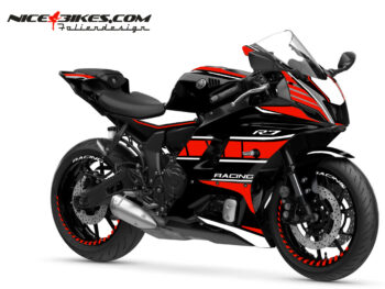 Foliendesign YAMAHA R7  Racing Red