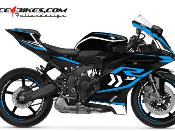 Foliendesign Yamaha R9 Light Blue