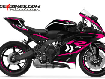 Foliendesign Yamaha R9 Pretty Pink