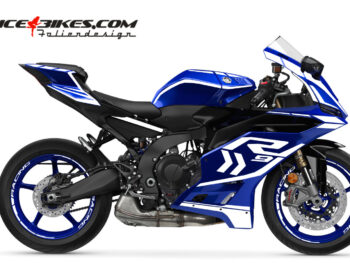 Foliendesign Yamaha R9 Racing White