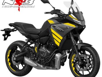 Foliendesign YAMAHA MT07 Tracer B.j. 2021 Hornet Yellow