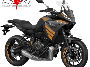 Foliendesign YAMAHA MT07 Tracer B.j. 2021 Olympic Gold