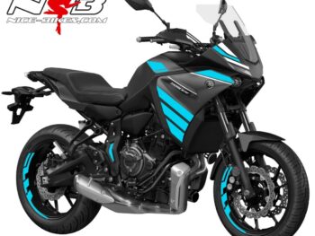 Foliendesign YAMAHA MT07 Tracer B.j. 2021 Light Blue