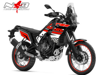 Foliendesign YAMAHA Teneré Racing Red 2022